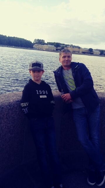 С сыном в Питере